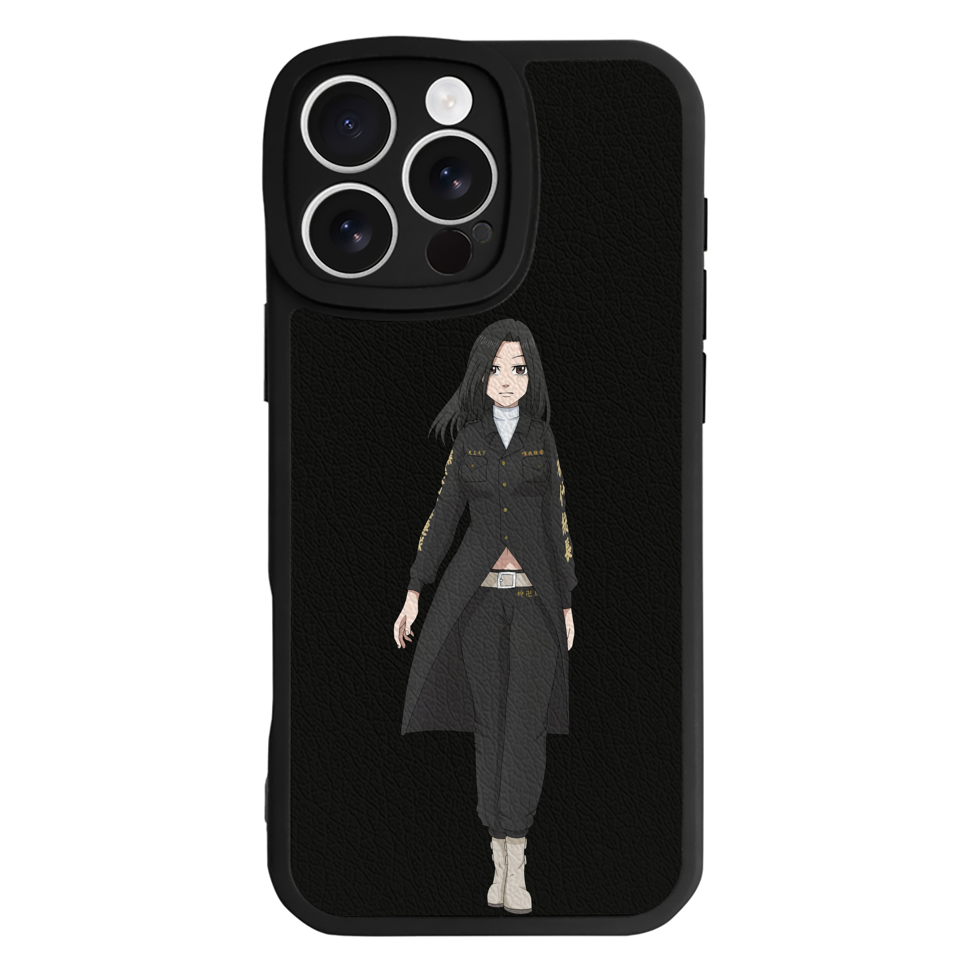 （画像用） 東京リベンジャーズ Tokyo Revengers 【iPhone 16シリーズ対応】シリコンスマホケース（レザー調） 材質：シリコン